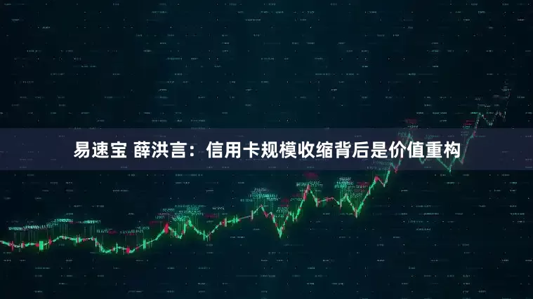 易速宝 薛洪言：信用卡规模收缩背后是价值重构