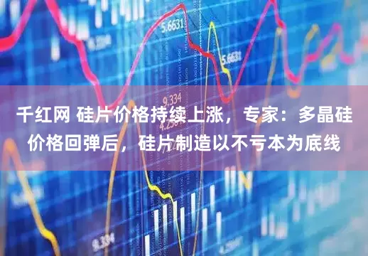 千红网 硅片价格持续上涨，专家：多晶硅价格回弹后，硅片制造以不亏本为底线